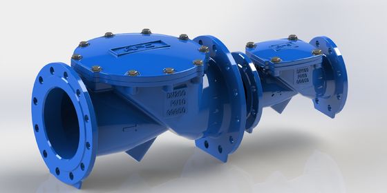 DN50-700 поворотный гибкий обратный клапан с уплотнительным материалом EPDM и фланцевым присоединением PN16 для регулирования потока в водопроводе