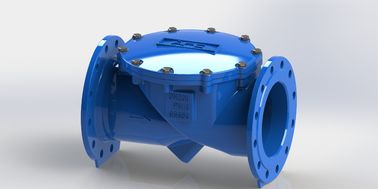 Дисковый поворотный обратный клапан с резиновым диском EPDM для фланцевого соединения для герметизации в различных промышленных условиях