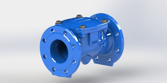 Гибкий обратный клапан с уплотнением из EPDM, диапазон размеров DN50-700 и фланцевое соединение PN10/PN16