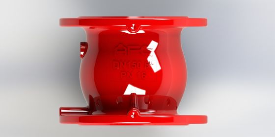 Регулирующий клапан из нержавеющего железа с быстрым закрытием и соединением фланца для эффективного управления потоком