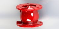 Красный не задерживающий клапан шлема с анти- молотком воды и низкой главной функцией потерь