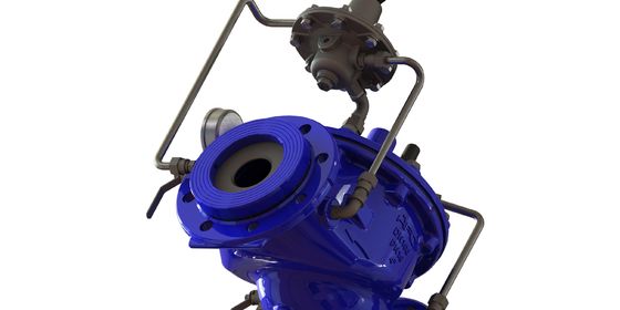 Гидравлический клапан управления потоком с стандартом EN1074-5 и диапазоном температуры 0-80 градусов по Фаренгейту