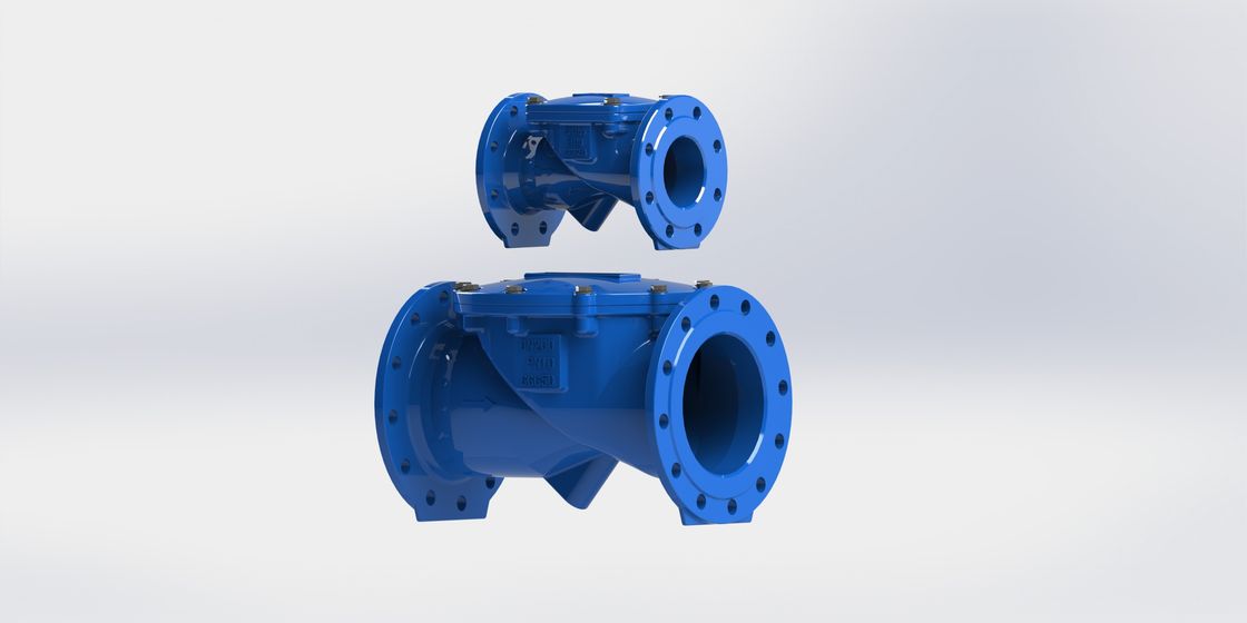 Дюктильный железный корпус Swing Flex Check Valve с резиновым диском EPDM / NBR для сточных вод