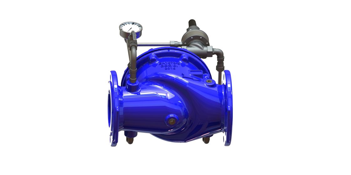 EPDM клапан управления водой на сиденье кузова с внутренними частями SS304 и P500 Pilot для точного регулирования потока