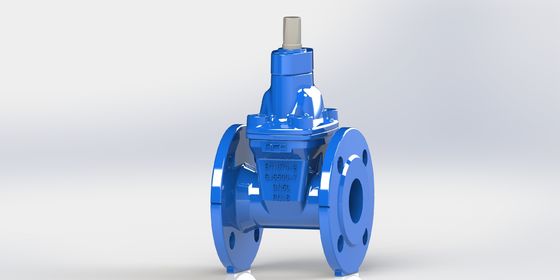 EPDM резиновый клапан регулирования воды из нержавеющей стали SS304 с синим цветом RAL 5005 NSF61 для регулирования давления